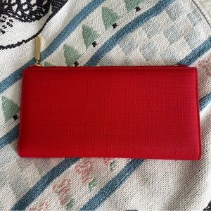 Dagne Dover Slim Wallet Poppy Red